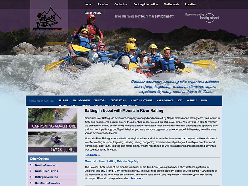  Mountain River Rafting